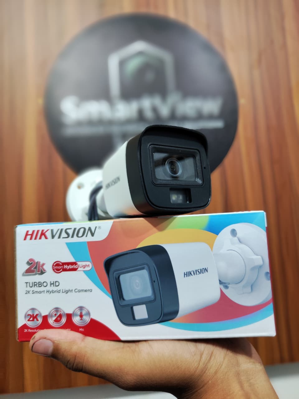 Hikvision DS-2CE16G0T-LPFS/S 3MP 2K Smart Hybrid Light Audio Fixed Mini Bullet Camera